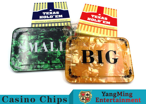 Texas Holdem Set van 3 Kleine Blinde, Grote Blinde en de Knopen van de