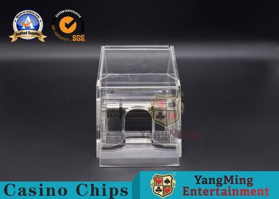 750g Transparent Acrylic Custom Licensing Shoe For Baccarat Gaming Table