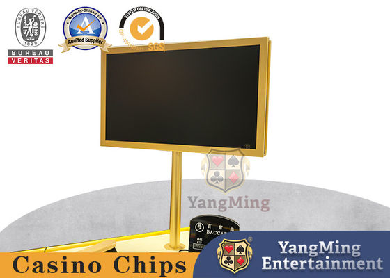 Personalized Customized 27-Inch Matte Gold Casino Table Monitor