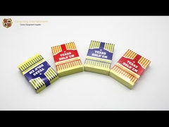 De Waterdichte Speelkaarten van Pvc van Dull Polish 100% voor Pook met Rode & Blauwe Kleur