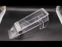 Volledig-transparante 8 Paren van Schoen van de het Casino de Speciale Handhandelaar van de Pookspeelkaart