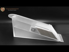 Fabrikant Designed Upgraded 8 de Dek Berijpte Acrylschoen van de de Kaarthandelaar van de Pooklijst