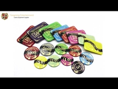 De Spaanders van baccarattexas poker casino chips acrylic Crystal Gilded Grid Anti-Counterfeit Poker