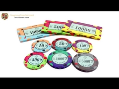 10g club Aangepast Texas Poker Blackjack Desk Table Ceramisch Chips Available voor Aanpassing