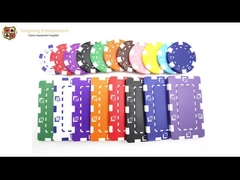 11.5g plastic Buitensporige Lege Casinopook Chips Without Pattern Customized Logo