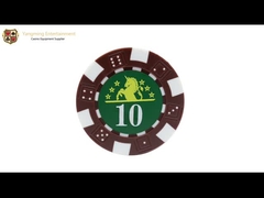 11.5g ABS Plastic Texas BlackJack Clay Casino Poker Chip Set With UVmark and case