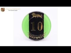 800pcs acryl van de het Casinopook van de Baccaratlijst RFID Klantgerichte identiteitskaart van Chip Set Crystal Plastic