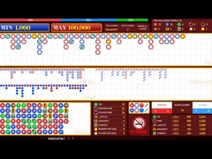 Baccarat Lucky Six Casino System Software Pokertafel Chinees Engels tweetalig Schakelspel