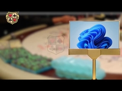 DY06-232 Inch Aangepaste Baccarat Pokertafel Dubbelzijdig High-Definition Scherm