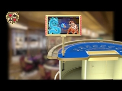 DY07 Dikke 27 inch dubbelzijdige monitor met lichten voor casino poker games