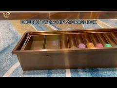 CT23Aanpasbare metalen chiplade – Hoogwaardige opberglade voor casinochips