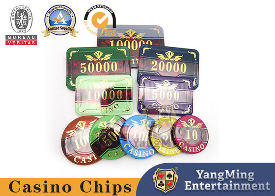 Ceramic  13.5 Gram Novelty Macau Casino Casino Poker Chip Set