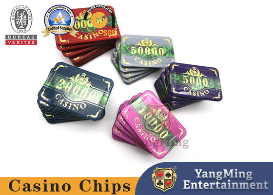 SGS Acrylic Crystal Low Denomination  Blackjack Poker Chips