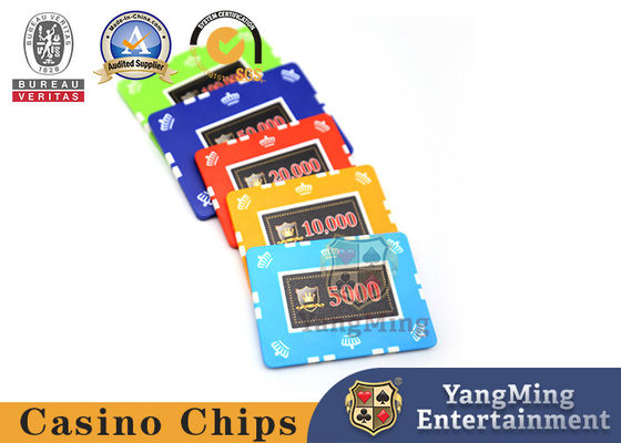 49mm Clay Stickers Professional  Casino Poker Chip Set
