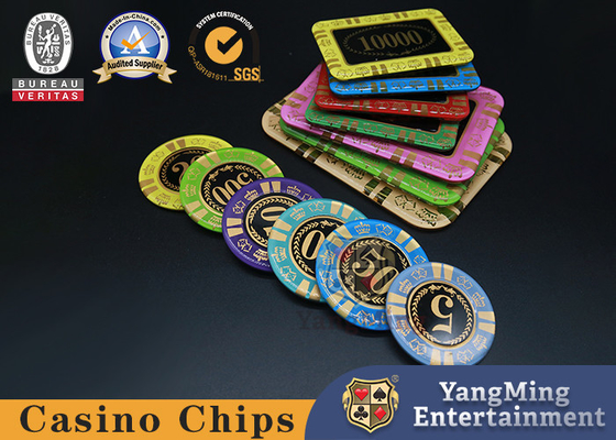 kopen Het acrylcrystal casino poker chips with-Patroon van de het Schermdruk online vervaardiging