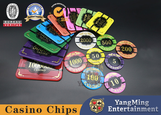kopen Baccarat Dragon Tiger Casino Poker Chips Customized Acryl Heet Gouden Tiger With UV online vervaardiging