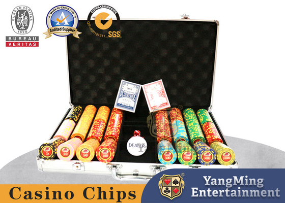 kopen Aangepast 600 Stukken van de het Aluminiumlegering van Clubchips texas poker table game chips de Vastgestelde Doos online vervaardiging