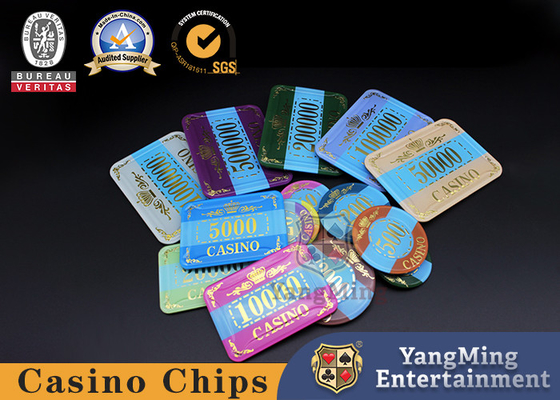 kopen Het goud plateerde Naar maat gemaakte Pook Chips Acrylic Crystal Anti Counterfeit online vervaardiging