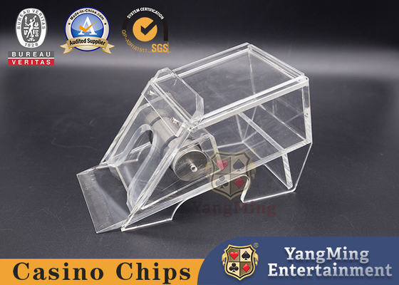 kopen Luxe 1 van de de Handelaarsschoen van de Dekkaart van het het Casinoblackjack Transparante Acryl van de de Pooklijst de Handelaarsschoen online vervaardiging