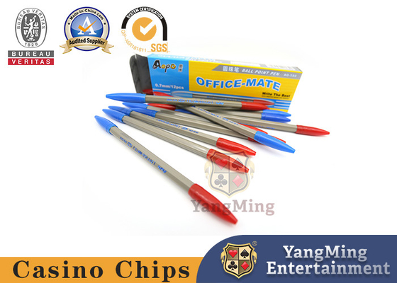 kopen ABS Baccarat Dragon Tiger Casino Game System Red en Blauwe Opnameballpoint online vervaardiging