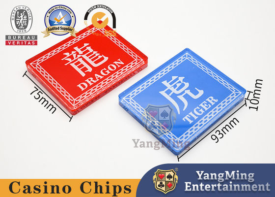 kopen De Plaatsende Kaart Acrylcrystal red blue van Dragon Tiger Poker Table Manor Leisure online vervaardiging