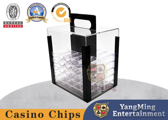 kopen De stevige Toebehoren Lijst Chip Box van het Casinospel van de 1000 Yard de Acryl Transparante Dik gemaakte Draagbare Pook online vervaardiging