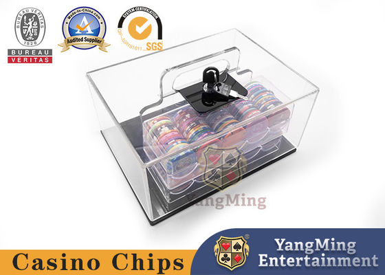 kopen Acryl de Lijstpook Chip Box With Lock Handheld van het Baccaratcasino online vervaardiging