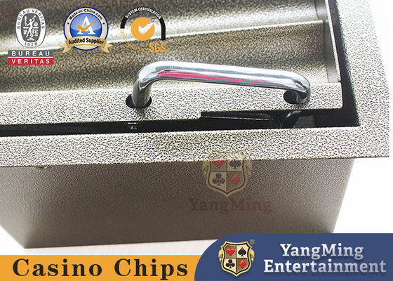 kopen Metalen dubbele laag vergrendeling chip Float Poker Table Chip Game online vervaardiging