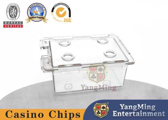kopen 2 paar acryl geschenkdozen poker weggooi houder aangepast dikker poker spel tafel kaartsje online vervaardiging