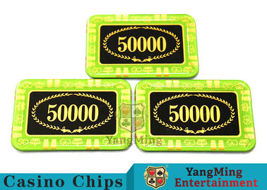 kopen Anti - Vervalsend Crystal Poker Chips/Rechthoekige Pook Chips For Casino online vervaardiging