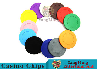 kopen Roulette Specifieke Stevige Kleuren Plastic Pook Chips With Customized Print Logo online vervaardiging