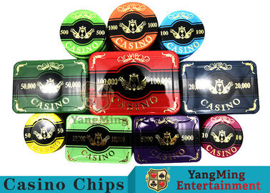 kopen Spaander van het de Lijstspel van de baccarat de Acrylchip set high temperature gold Geplateerde Pook online vervaardiging