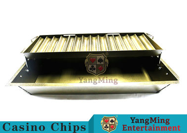 kopen Dubbele Laag 15 Rijen Clay Chips Float Lift And Down 14 Rijpook Chip Holder Suitable For 40mm Rond Chips Carrier online vervaardiging