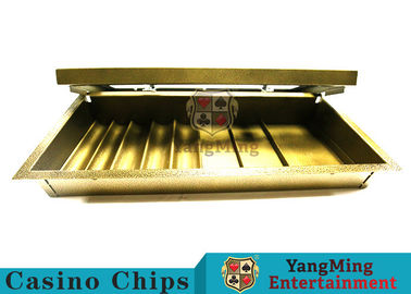 kopen Het casino wijdde de Kleur Chips Set Float Classic Style van Chip Case Single Lock Gold van de 1 Laagpook met Transparante Dekking online vervaardiging