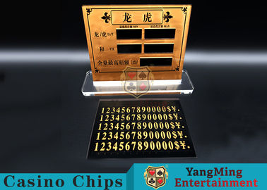 kopen Het Kopervermaak Bet Card Table Limit Sign van casinodragon and tiger high-grade pure online vervaardiging