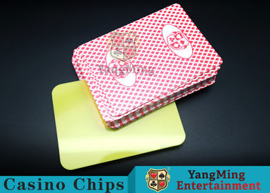 kopen 100% van de de Clubspeelkaart van pvc plastic CasinoTable de Matrijzen Scherpe Kaart met Douanekwaliteit en de Prodienst Vier Kleur 88*63mm online vervaardiging