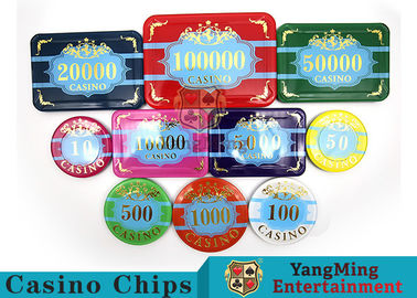 kopen Pook Chipset, Nieuwe die Stijlpook van het douane de Acrylcasino met Genummerde Spaanders wordt geplaatst online vervaardiging
