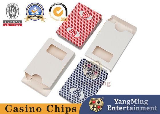 kopen PVC plastic casino speelkaarten aangepast twee-kleurige elastische zwarte hart speelkaarten online vervaardiging