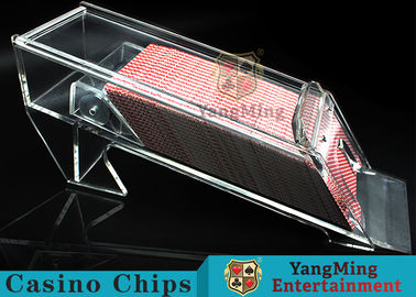kopen 1.2kg de transparante Acrylschoen van de Casinokaart met Uitstekende Lichte Transmissie online vervaardiging