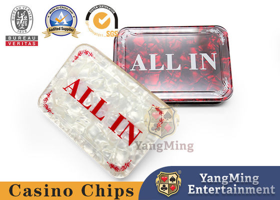kopen Acryl vierkant ALL IN Positioning Card Texas Hold'em Poker Table Full Bet Inleiding online vervaardiging