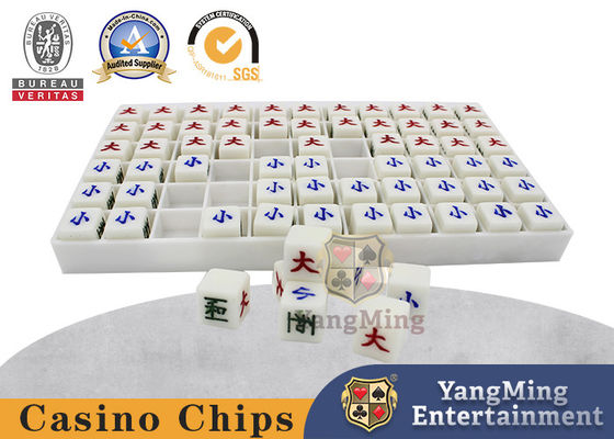 kopen Acryl ABS Plastic gegraveerd Baccarat Dew Poker Table Game Table Beads online vervaardiging