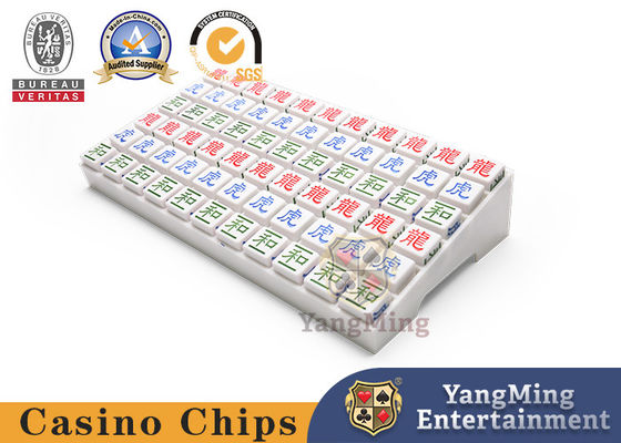 kopen Acryl gegraveerde dauw druppels Baccarat Draak Tiger Poker tafel spel tafel Resultaten Perlen online vervaardiging