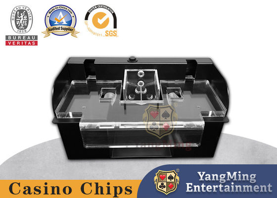 kopen Black Metal Iron Poker Shuffler 2 sets Automatisch ontwerp Texas Baccarat Poker Shuffler online vervaardiging