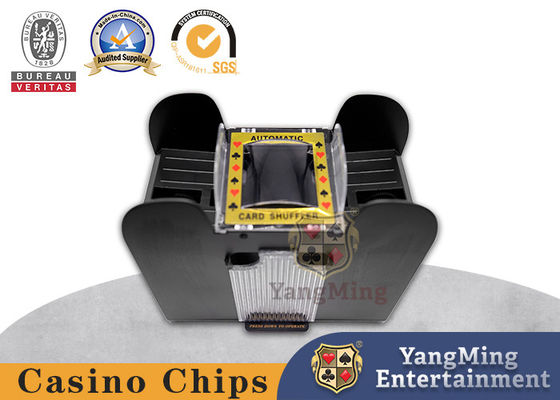 kopen Baccarat Texas Poker Shuffle Machine 4 van de Zwarte Plastic de Schuifelgangparen Machine van de Casinokaart online vervaardiging