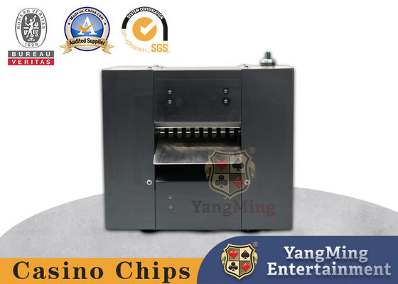 kopen Brand New Casino Zwart Metaal Dubbelmond Kaarten Spel High Speed Automatische Crusher online vervaardiging