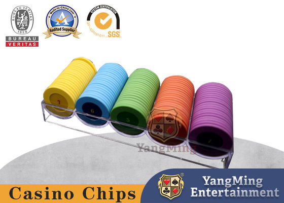kopen 100 stuks ronde chips zwevende lichte casino chipbak zonder deksel geschikt voor kaartspellen online vervaardiging