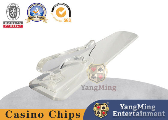 kopen Acryl handvat Witte Kaart Giver Texas Baccarat Casino Tafel Poker Kaart Gift Card Board online vervaardiging