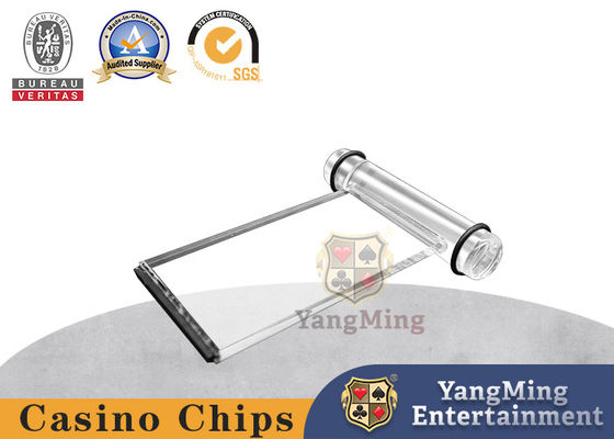 kopen Doorzichtig Acryl Winstbord Baccarat Roulette Poker Tafel Afval Kaart Tip Doos online vervaardiging