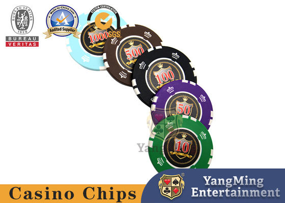 kopen 760 PCs Douane Gedrukt die Clay Plastic Poker Chips Gift in Zilveren Aluminiumgeval wordt geplaatst online vervaardiging
