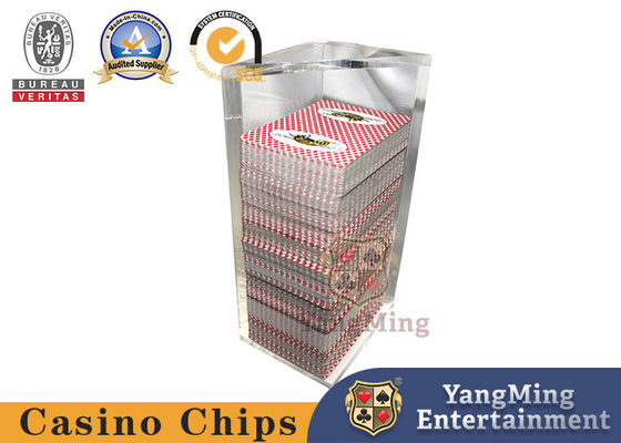 kopen 8 Deck Poker Discard Holder, Black Jack Texas tafelspel, Acryl, volledig transparant online vervaardiging